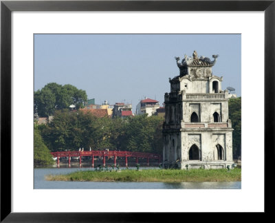 Perfume Pagoda, The Hup Bridge, Hoan Kiem Lake, Hanoi, Northern Vietnam, Southeast Asia by Christian Kober Pricing Limited Edition Print image