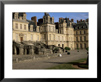 Horseshoe Staircase Dating From 1632-1634, Chateau Of Fontainebleau, Seine-Et-Marne by Nedra Westwater Pricing Limited Edition Print image