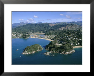 Aerial View Of Separation Point Near Golden Bay, Nelson, New Zealand by D H Webster Pricing Limited Edition Print image