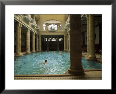 The Famous Gellert Spa In Buda, Budapest, Hungary by R H Productions Pricing Limited Edition Print image