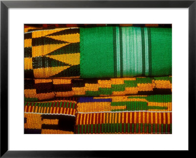 Kente Cloth, Artist Alliance Gallery, Accra, Ghana by Alison Jones Pricing Limited Edition Print image