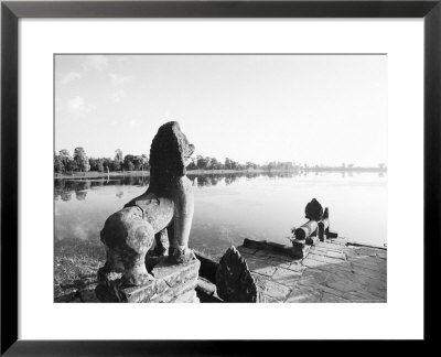 Sras Srang Royal Reservoir, Angkor, Cambodia by Walter Bibikow Pricing Limited Edition Print image