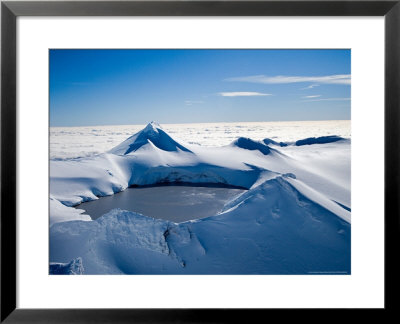 Crater Lake, Mt Ruapehu, Tongariro National Park, North Island, New Zealand by David Wall Pricing Limited Edition Print image