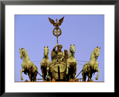 Morning Light On Brandenburg Gate, Unter Den Linden, Berlin, Germany by Walter Bibikow Pricing Limited Edition Print image