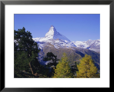 The Matterhorn Mountain 4478M), Valais (Wallis), Swiss Alps, Switzerland, Europe by Hans Peter Merten Pricing Limited Edition Print image