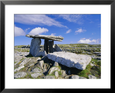 Poulnabrone Dolmen, Ancient Tomb, The Burren, County Clare, Munster, Republic Of Ireland (Eire) by Roy Rainford Pricing Limited Edition Print image
