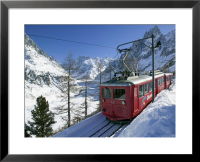 Train Du Montenvers By Mer De Glace, Chamonix, Haute Savoie, France by Walter Bibikow Pricing Limited Edition Print image