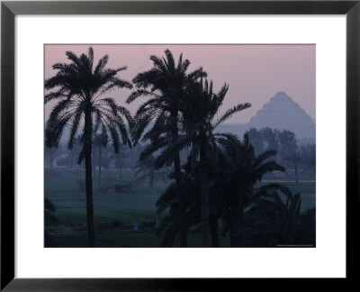 Agricultural Flood Plain, Mudbrick Step Pyramid, 3Rd Dynasty, Saqqara, Egypt by Kenneth Garrett Pricing Limited Edition Print image