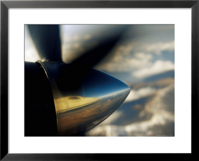 Propeller Of Twin-Otter Aircraft Flying Over Kathmandu Valley by Richard I'anson Pricing Limited Edition Print image