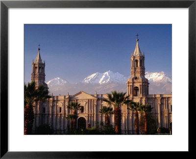 Arequipa Cathedral And Chachani Volcano by Karl Lehmann Pricing Limited Edition Print image