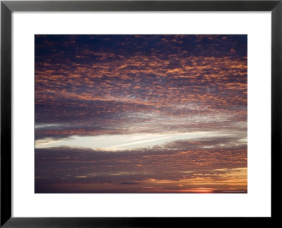 Blue And Orange Clouds During North Carolina Coast Sunset by David Evans Pricing Limited Edition Print image