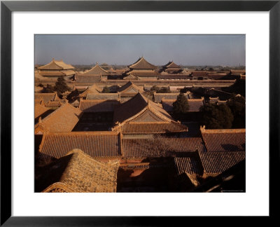 Aerial View Of Rooftops In The Forbidden City by Dmitri Kessel Pricing Limited Edition Print image