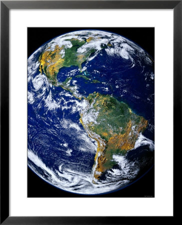 Full Earth Showing The Americas by Stocktrek Images Pricing Limited Edition Print image