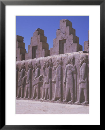 Frieze, Persepolis, Unesco World Heritage Site, Iran, Middle East by Robert Harding Pricing Limited Edition Print image