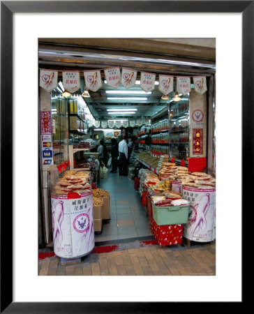 Ginseng Shop, Wing Lok Street, Sheung Wan, Hong Kong Island, Hong Kong, China by Amanda Hall Pricing Limited Edition Print image