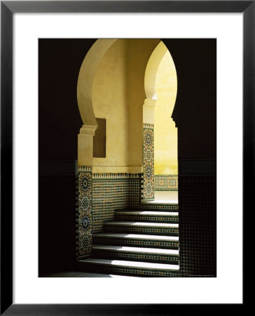 Tomb Of Moulay Ismail, Meknes, Unesco World Heritage Site, Morocco, North Africa, Africa by Bruno Morandi Pricing Limited Edition Print image