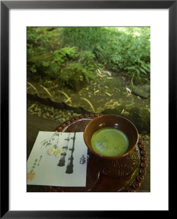 Tea Ceremony In Bamboo Forest, Kamakura City, Kanagawa Prefecture, Japan, Asia by Chris Kober Pricing Limited Edition Print image