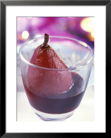 Red Wine Pear, Served In A Glass by Alena Hrbkova Pricing Limited Edition Print image