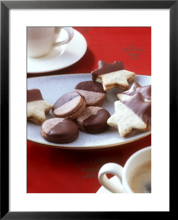 Filled Star Biscuits And Filled Chocolate Cookies by Jörn Rynio Pricing Limited Edition Print image