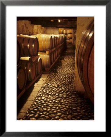 Barrique Cellar In Abbazia Di Rosazzo, Collio, Friuli by Hans-Peter Siffert Pricing Limited Edition Print image