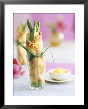 Herb Crepes Filled With Green Asparagus by Jan-Peter Westermann Pricing Limited Edition Print image