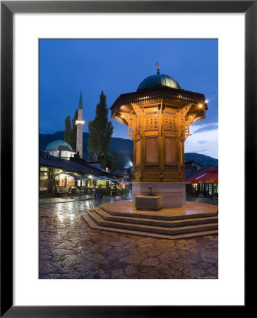 Sebilj, Bascarsija District, Sarajevo, Bosnia And Herzegovina by Gavin Hellier Pricing Limited Edition Print image