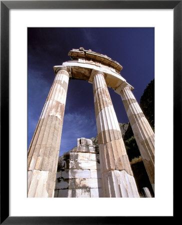 Temple Of Athena, Tholos Rotunda, Delphi, Fokida, Greece by Walter Bibikow Pricing Limited Edition Print image
