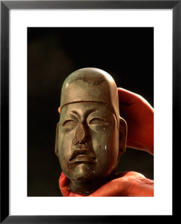 Olmec, Jade, National Museum Of Anthropology And History, Mexico City, Mexico by Kenneth Garrett Pricing Limited Edition Print image