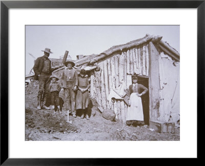 African American Settlers With Homestead Claim, 1889 by A.P. Swearingen Pricing Limited Edition Print image