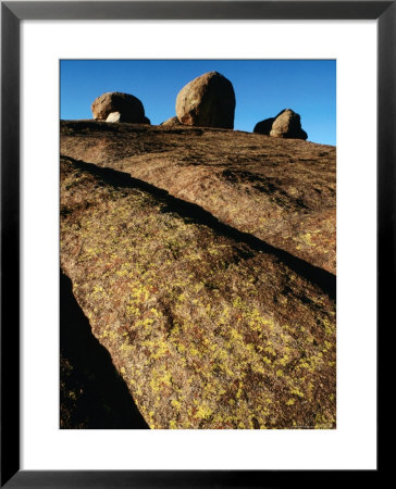 Rock Face And Boulders, Matobo National Park, Matabeleland South, Zimbabwe by Grant Dixon Pricing Limited Edition Print image