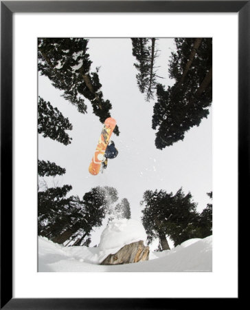 Snowboarding At Gulmarg Resort by Christian Aslund Pricing Limited Edition Print image