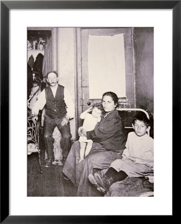 Immigrant Family, Lower East Side, New York City, C.1910 by Jacob August Riis Pricing Limited Edition Print image
