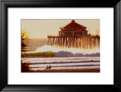 Huntington Beach Pier by Dennis Junor Pricing Limited Edition Print image