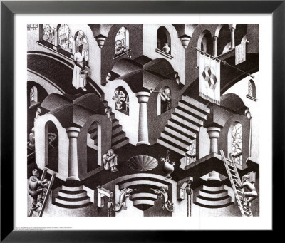 Concave And Convex by M. C. Escher Pricing Limited Edition Print image