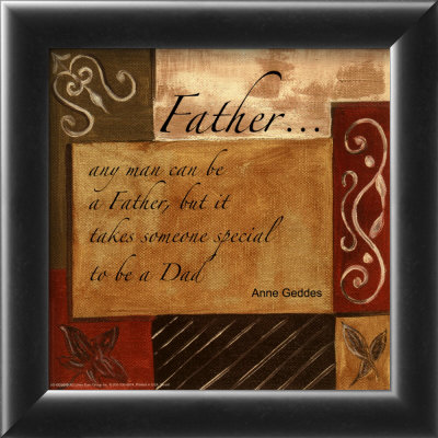 Words To Live By, Decor***Father by Debbie Dewitt Pricing Limited Edition Print image