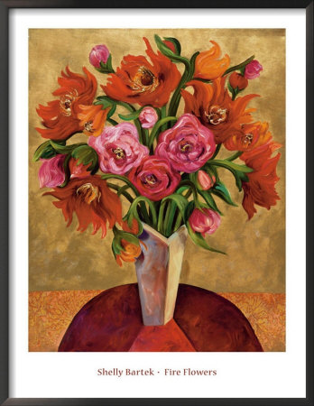 Fire Flowers by Miroslav Bartak Pricing Limited Edition Print image