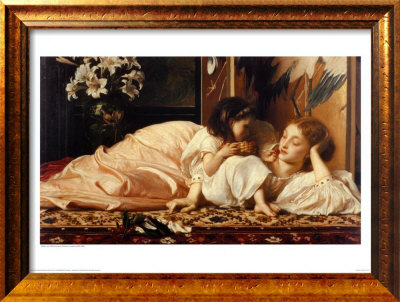 Mother And Child (Detail From The Three Ages Of Woman), C.1905 by Frederick Leighton Pricing Limited Edition Print image