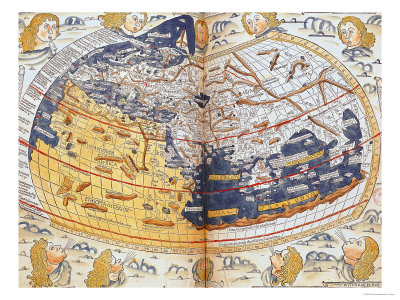 Map Of The World, 1486 by Ptolemy Pricing Limited Edition Print image