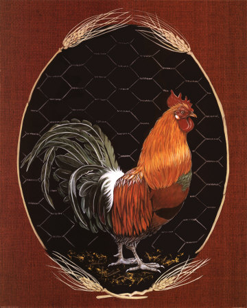 Rooster Country I by Karen Calvin Pricing Limited Edition Print image