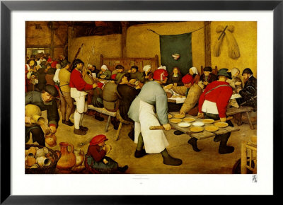 Village Wedding Feast by Pieter Bruegel The Elder Pricing Limited Edition Print image