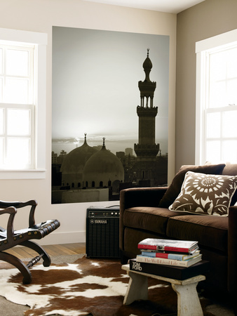 Egypt, Cairo, Islamic Quarter, Silhouette Of Minarets And Mosques by Michele Falzone Pricing Limited Edition Print image
