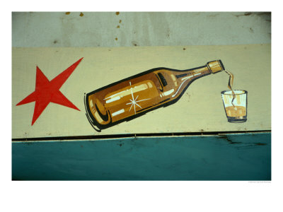 Advertisement For Cuban Rum In Old Havana, Havana, Cuba by Martin Llado Pricing Limited Edition Print image