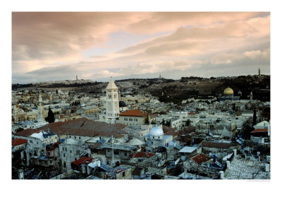 Old City Of Jerusalem, Jerusalem, Israel by Izzet Keribar Pricing Limited Edition Print image