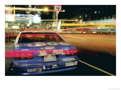 Police Car, New York by Jacob Halaska Pricing Limited Edition Print image