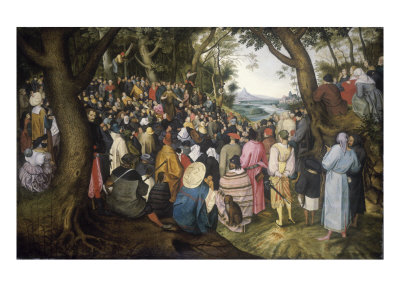 Saint John The Baptist Preaching In The Wilderness by Pieter Brueghel The Younger Pricing Limited Edition Print image
