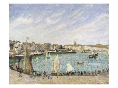 L' Apres-Midi, Soleil, Avant-Port De Dieppe by Camille Pissarro Pricing Limited Edition Print image