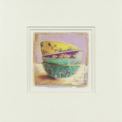 Antique Stacked Bowls by Linda Maron Pricing Limited Edition Print image