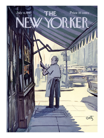 The New Yorker Cover - July 8, 1967 by Arthur Getz Pricing Limited Edition Print image