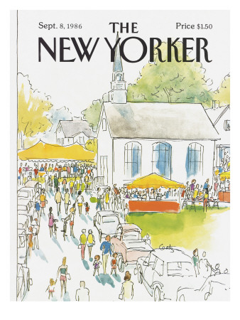 The New Yorker Cover - September 8, 1986 by Arthur Getz Pricing Limited Edition Print image