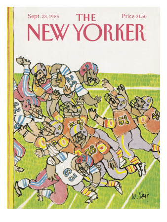The New Yorker Cover - September 23, 1985 by William Steig Pricing Limited Edition Print image